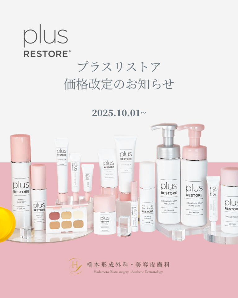 プラスリストア　価格改定のお知らせ
